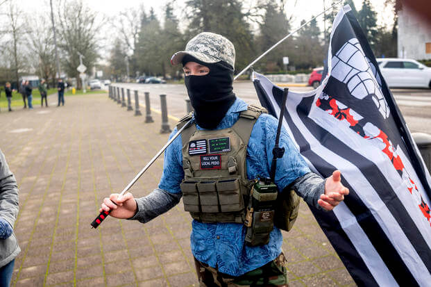 The Threat from Extremist Groups Is Growing. Service Members and Vets Are Getting Sucked into the Violence.