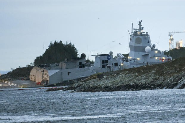 Norway Sunk Frigate
