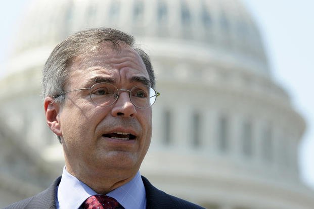 Rep. Andy Harris, R-Md., speaks at a news conference outside the U.S. Capitol in Washington.