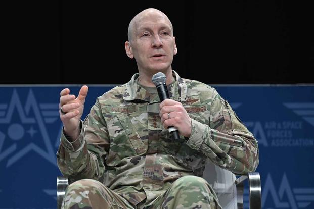 Air Force Vice Chief of Staff Gen. David Allvin during a panel discussion