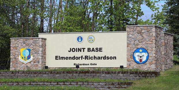 Photo of the Joint Base Elmendorf-Richardson, Alaska, Richardson Gate.
