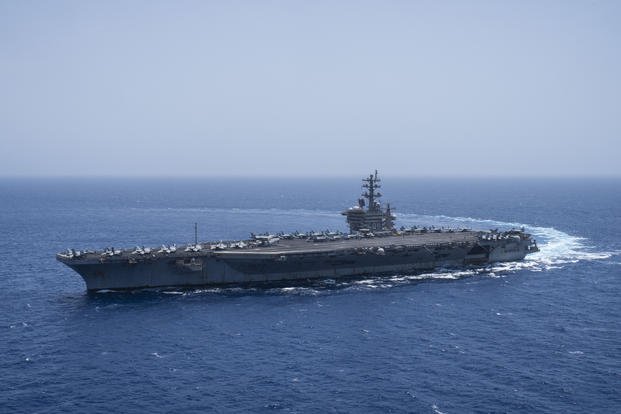 USS aircraft carrier Dwight D. Eisenhower
