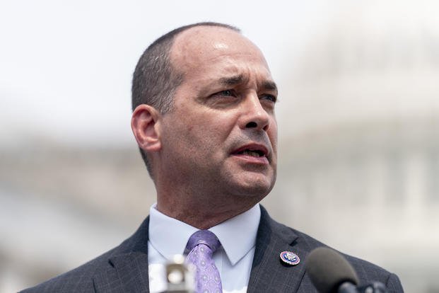 Rep. Bob Good, R-Va., speaks at a news conference