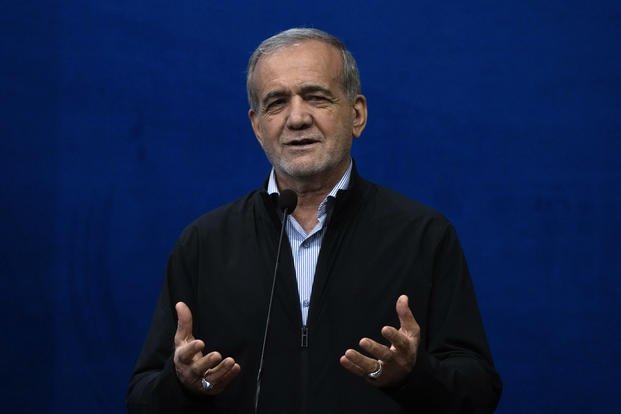 Iranian President Masoud Pezeshkian 