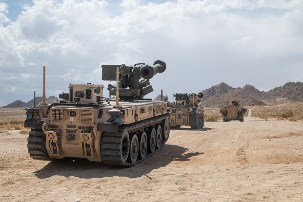 In the future, robotic combat vehicles will fight alongside soldiers -- not in place of them.