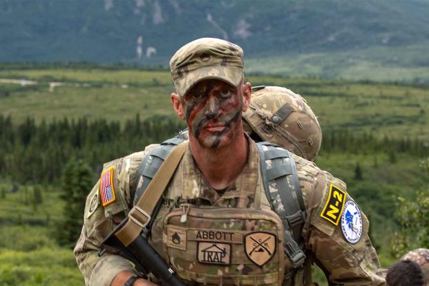 Staff Sgt. Daniel Abbott, a member of the Virginia Army National Guard