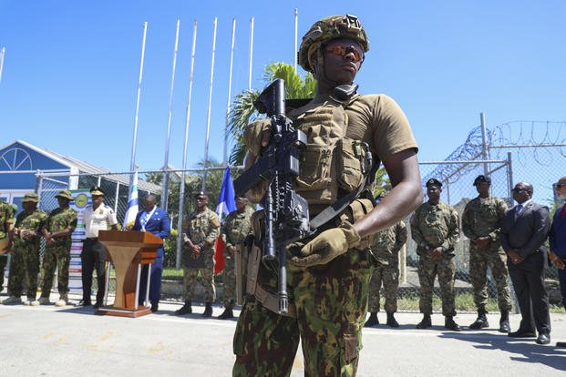 Kenyan police officer