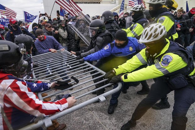 Riot at the Capitol in Washington