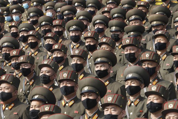 North Korea soldiers