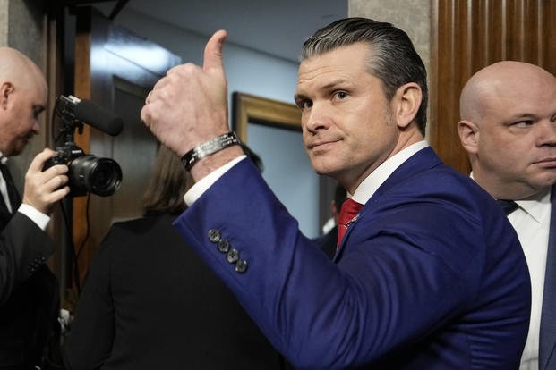 Pete Hegseth, President Donald Trump's choice to be Defense secretary