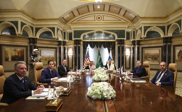 U.S. Secretary of State Marco Rubio in Riyadh, Saudi Arabia