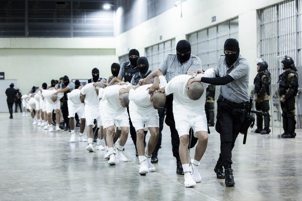 Terrorism Confinement Center in Tecoluca, El Salvador