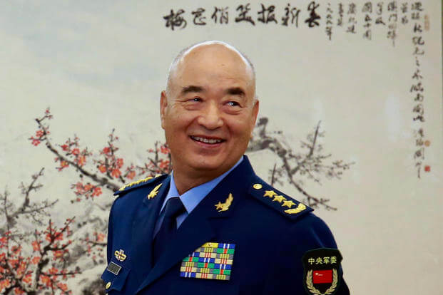 Then China's Vice Chairmen of the Central Military Commission (CMC) Xu Qiliang