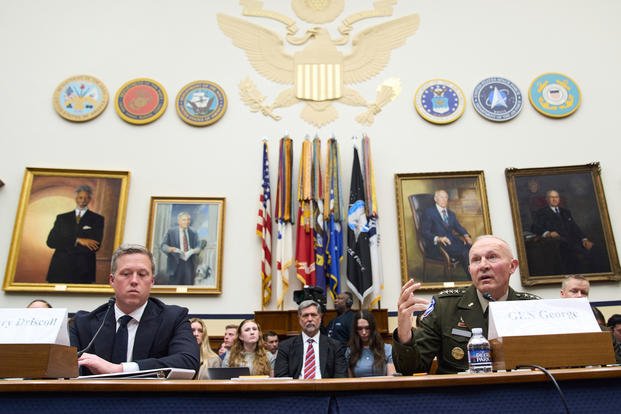 Secretary of the Army Daniel Driscoll Army Gen. Chief of Staff Randy George