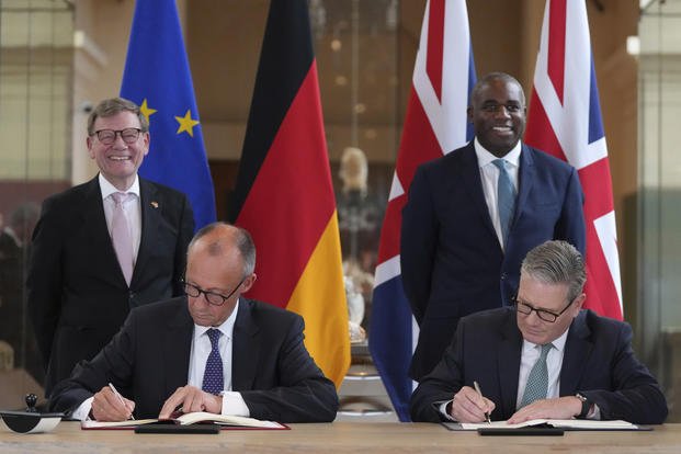  signing ceremony of a wide-ranging bilateral cooperation treaty in London
