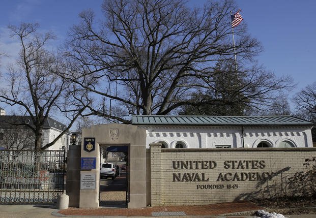 Entrance to the U.S. Naval Academy campus 