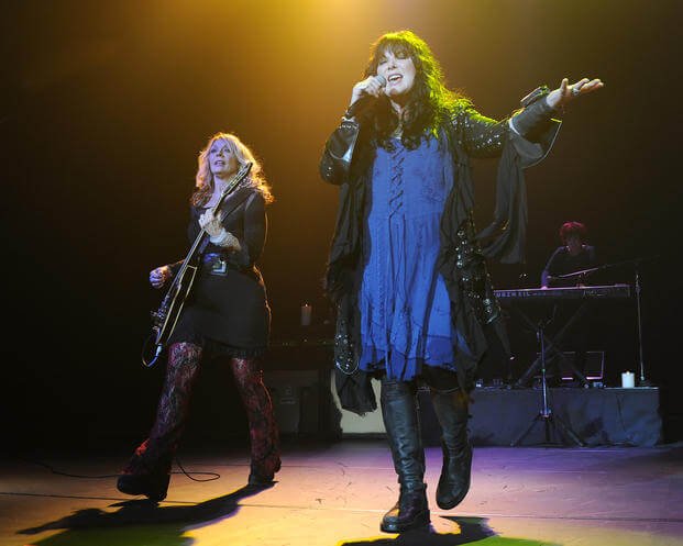 Ann and Nancy Wilson of Heart perform at the Seminole Hard Rock Hotel and Casinos' Hard Rock Live