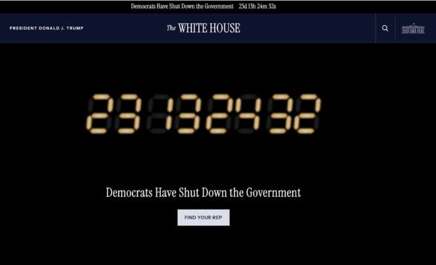 White House’s Partisan Government Shutdown Messaging Features Veterans’ Organizations