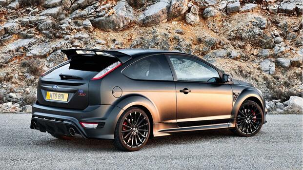 2010 Ford Focus RS500 Matte Black Rear Angle