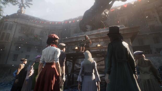 Watching Lune play music in Clair Obscur Expedition 33