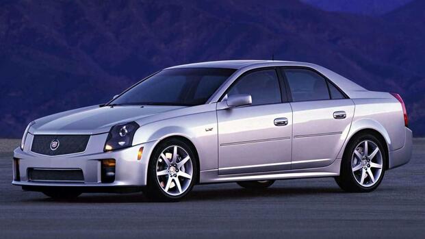 2006 cadillac cts-v front 3/4 silver