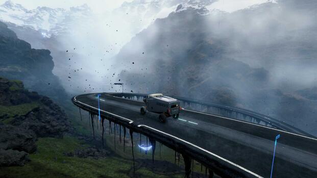 Death STranding Truck Road