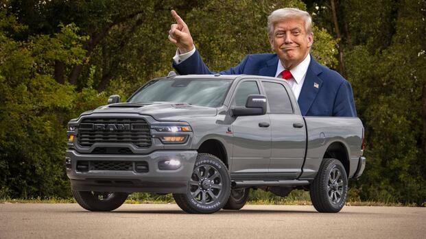 Trump Ram Truck