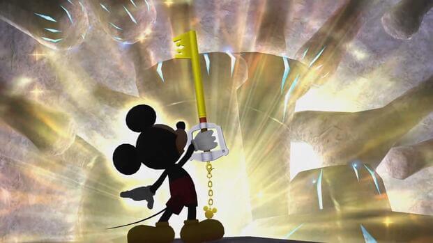 King Mickey closes the Door to Darkness - Kingdom Hearts