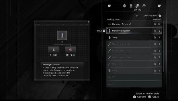 resident evil requiem injector