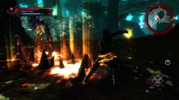 Using earth magic on enemies in Kingdoms of Amalur Reckoning