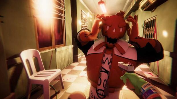 Anger Foot Enemy Approaches The Protagonist