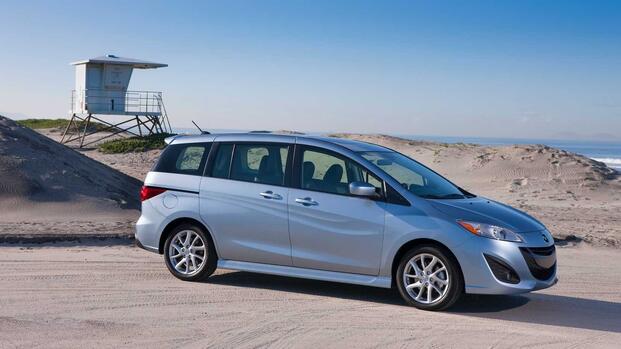 2012 Mazda 5 - front 3/4 angle