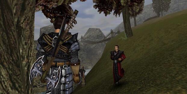 NPC running towards player in Gothic