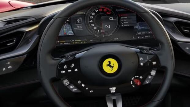Ferrari SF90 haptic steering controls