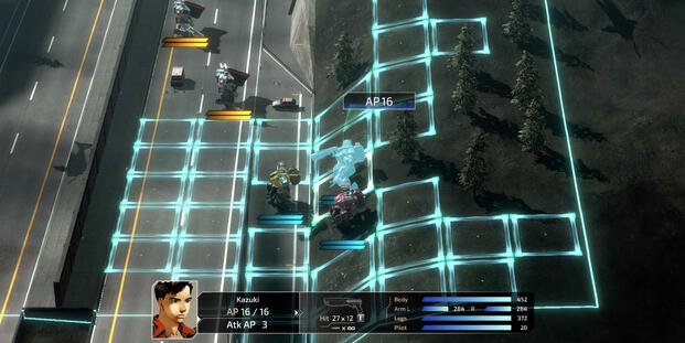 Moving on a grid in Front Mission 3 Remake