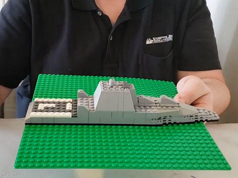 Lego navy hot sale destroyer