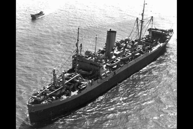 The USS John Penn (APA-23) was sunk off Guadalcanal, Aug. 13, 1943.