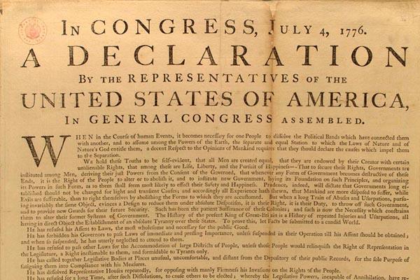 The Declaration of Independence