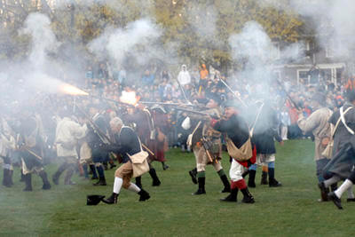 Revolutionary War reenactment