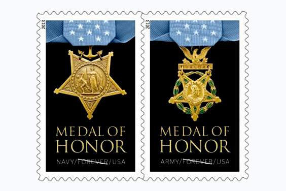Medal of Honor stamps.