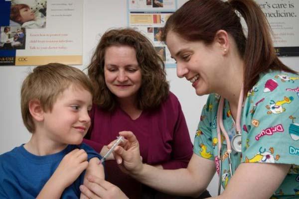 Immunization is one of the most important things a parent can do to protect their children's health. (Photo Credit: Judy Schmidt, CDC)