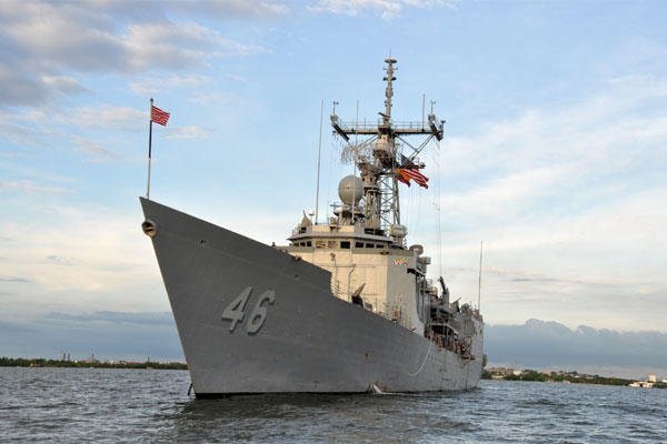 The frigate USS Rentz (Source: Navy)