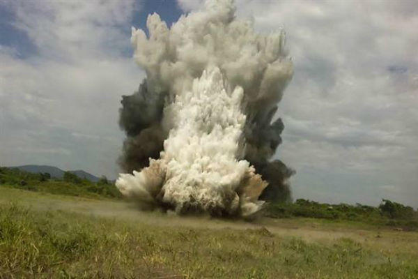 Explosion during USMC-Uganda military exercise