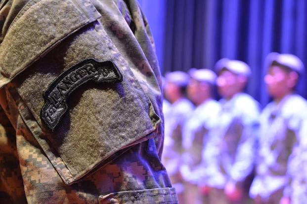 The 75th Ranger Regiment holds its Ranger Assessment and Selection Program class 05-15 graduation ceremony at Fort Benning, May 21. (Photo: Army/Pfc. Eric Overfelt)