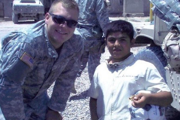 Justin McCarty in Iraq, 2005.