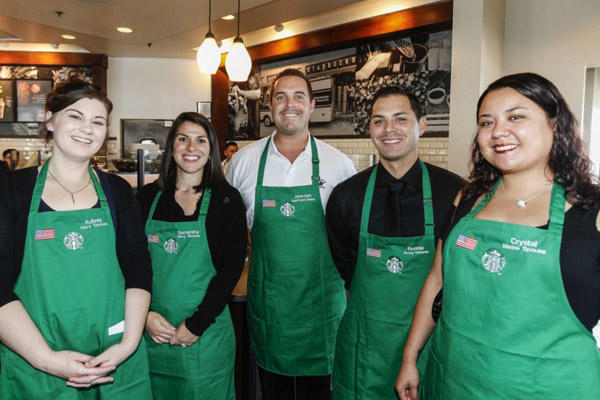 Starbucks Family Stores Focus on Vet Hiring, Community Connection |  Military.com