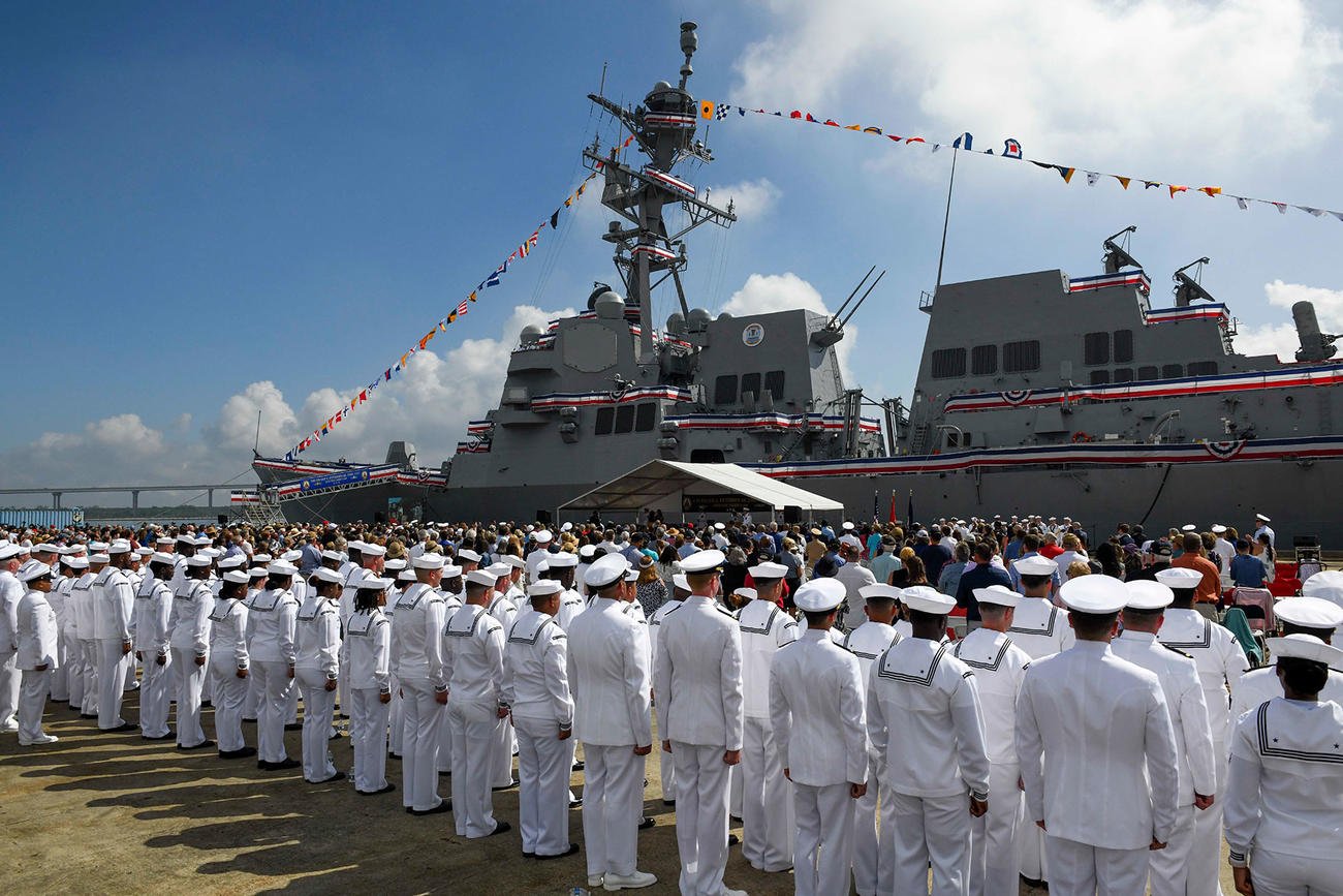 Navy Christens Destroyer Named for First Black Marine General Officer