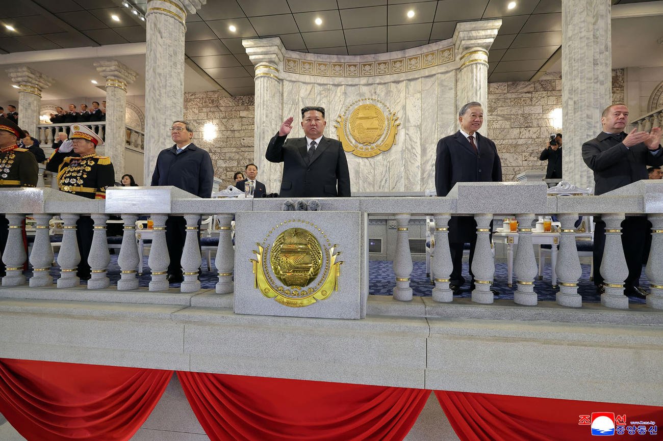 North Korea Displays New Long-Range Missile at a Military Parade Celebrating Kim Jong Un