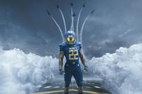 The Navy Midshipmen football team will wear Blue Angels-inspired uniforms made by Under Armour for the 2017 Army-Navy Game on Dec. 9 in Philadelphia at 3 p.m. on CBS. (Navy image)