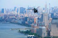 FILE -- A Maine Army National Guard UH-60 Black Hawk flies over the New York City skyline. (Army Photo: 3/142nd Aviation Regiment)